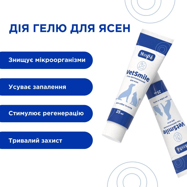Ветсмайл (VetSmile) гель протизапальний для ясен (для собак та котів), 25 мл,MODES - изображение 3