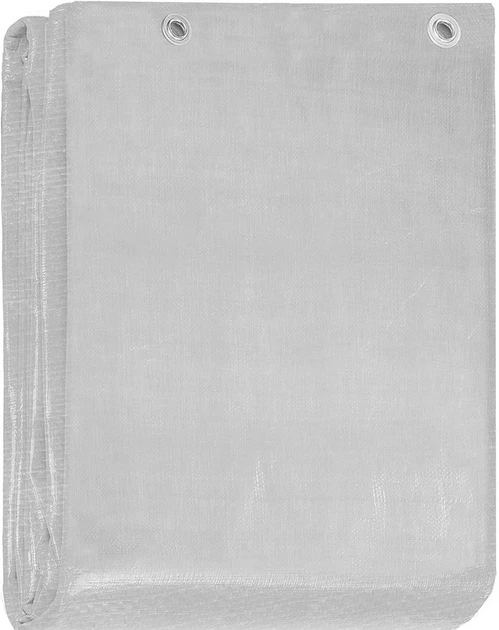 Брезент Springos 4 x 7 м 270 г/м2 Сірий (GA2154) - зображення 4