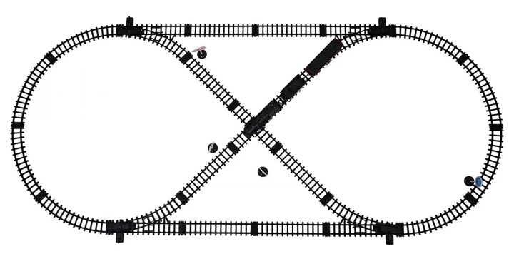 Kolejka Retro Silver Way z funkcją dymu świateł i dźwięku (5903864973136) - obraz 5