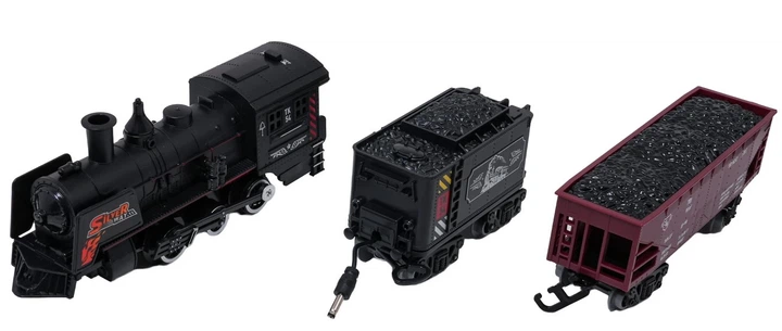 Kolejka Retro Silver Way z funkcją dymu świateł i dźwięku (5903864973136) - obraz 10