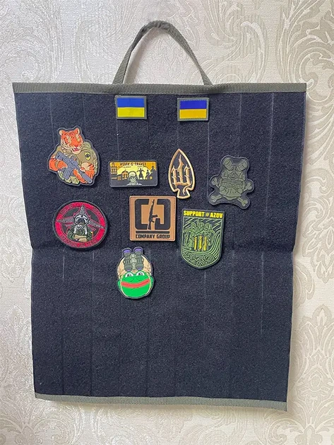 Коврик стенд для шевронов на лепучке 40*50 см - изображение 5