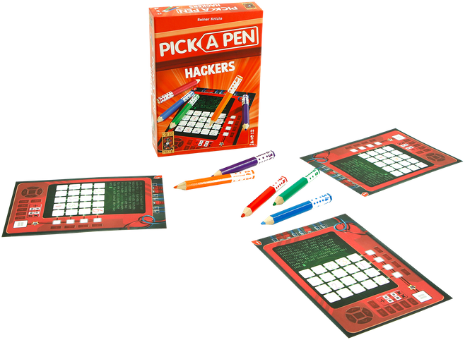 Настільна гра 999 Games Pick a Pen Hackers (8720289477721) - зображення 2