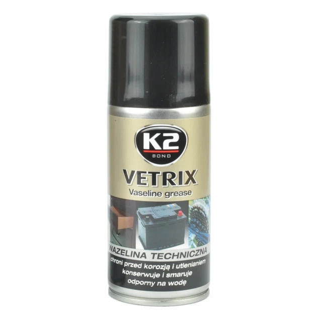 Смазка вазелиновая K2 PRO VETRIX аэрозоль 140 мл (B400) - изображение 6