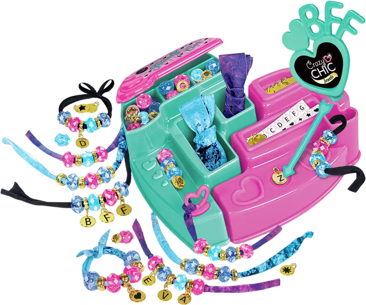 Набір для виготовлення прикрас Clementoni Crazy Chic Браслети BFF (18199) (8005125181995) - зображення 2