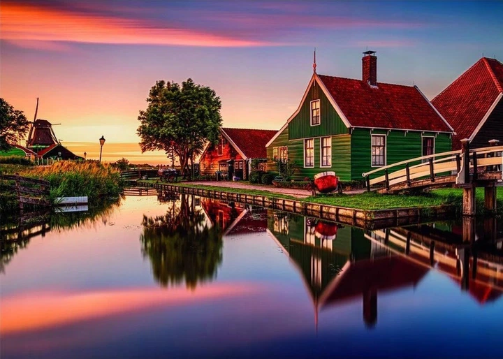 Puzzle Clementoni High Quality Zaanse Schans 1500 elementów (31734) (8005125317349) - obraz 2