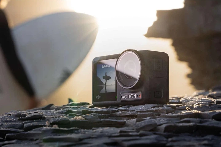 Захисна скляна кришка DJI Glass Lens Cover для Osmo Action 4 (CP.OS.00000282.01) - зображення 5