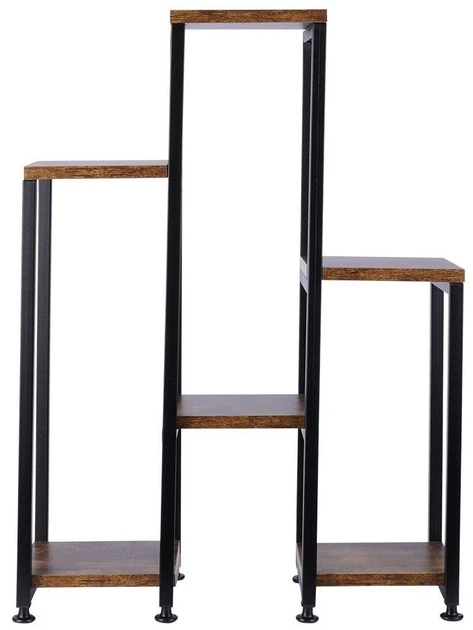 Стійка для квітів металева Vilde 6-рівнева 70 см Коричнева (5904316464813) - зображення 4