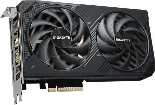 Відеокарта GeForce RTX 5060 Ti 16GB Gigabyte Windforce OC (GV-N506TWF2OC-16GD) - Фото 2 Відеокарта GeForce RTX 5060 Ti 16GB Gigabyte Windforce OC (GV-N506TWF2OC-16GD) - зображення 2