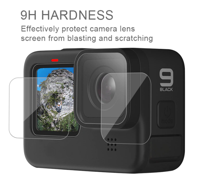 Захисне скло для GoPro Hero 9 Black. Захисне скло для Го Про 9 / GoPro Hero 9 Black - зображення 2