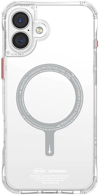 Etui SkinArma Saido Mag Charge do Apple iPhone 16 Plus Transparent (8886461245950) - obraz 2