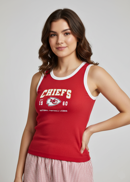 Женская пижама Primark Kansas City Pajama Set L для дома и сна Красный (8627) - Фото 2 Женская пижама Primark Kansas City Pajama Set L для дома и сна Красный (8627) - изображение 2