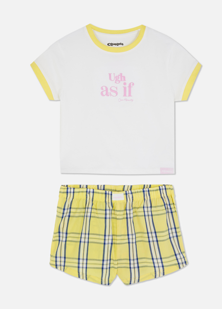 Женская пижама Primark Disney’s Print Pyjamas XL для дома и сна Желтый (8647) - изображение 5