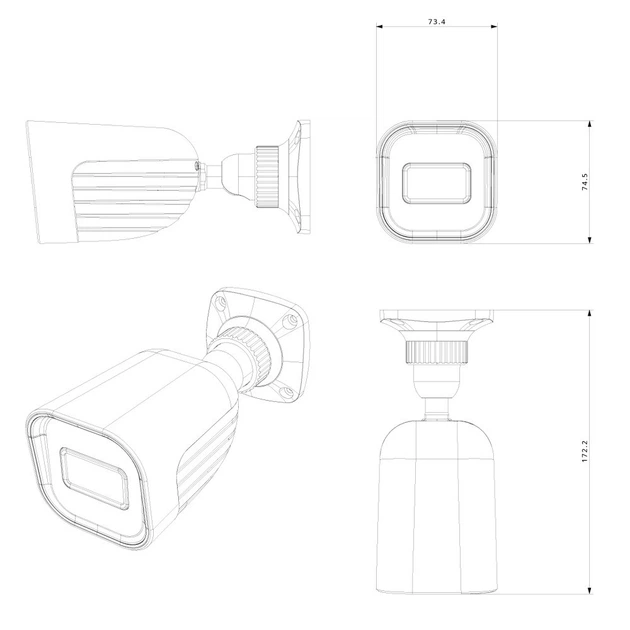 IP-видеокамера 2 Мп Provision-ISR I2-320IPSN-28-V4 (2.8 мм) - изображение 4
