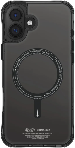 Etui SkinArma Saido Mag Charge do Apple iPhone 16 Plus Black (8886461245967) - obraz 2