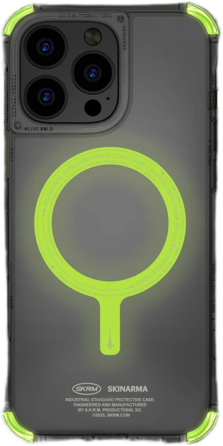 Etui SkinArma Saido Mag Charge do Apple iPhone 16 Pro Niteglow Edition Green (8886461246025) - obraz 2