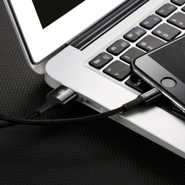 Кабель Baseus Micro USB 1M Black - зображення 2