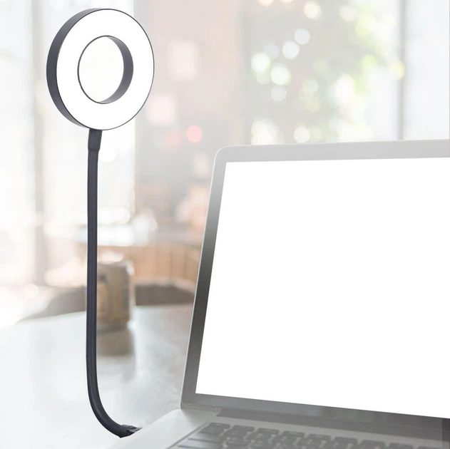 Лампа USB Gembird LED, ring 3.5 inch, 6W (NL-LEDRING-01) - изображение 3