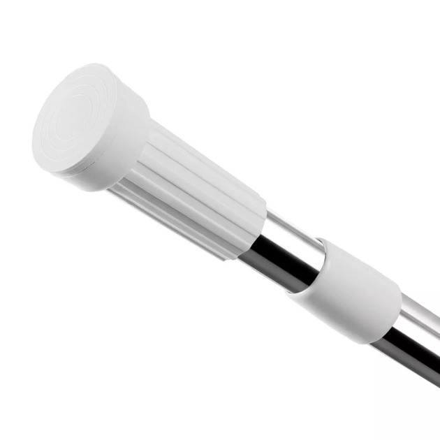 Карниз для ванной Frap F8902 110-200 см телескопический, нержавеющая сталь, хром (1037824) - изображение 4