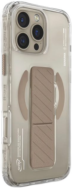 Etui SkinArma Axon Mag Charge do Apple iPhone 16 Pro Champagne (8886461246803) - obraz 3