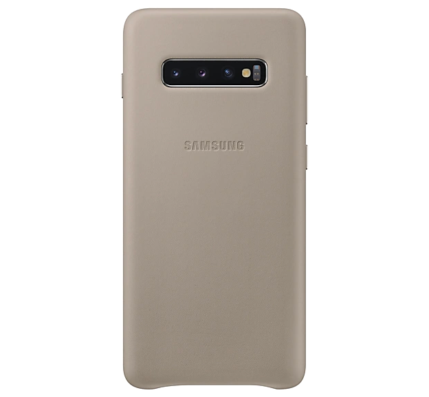 Чохол Leather Cover для Samsung Galaxy S10 Plus (G975) (EF-VG975LJEGRU) Gray - Фото 1 Чохол Leather Cover для Samsung Galaxy S10 Plus (G975) (EF-VG975LJEGRU) Gray - изображение 1