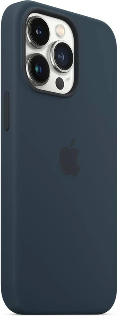 Чохол Silicone Case with MagSafe для Apple iPhone 13 Pro Max (MM2T3) Abyss Blue - Фото 2 Чохол Silicone Case with MagSafe для Apple iPhone 13 Pro Max (MM2T3) Abyss Blue - зображення 2