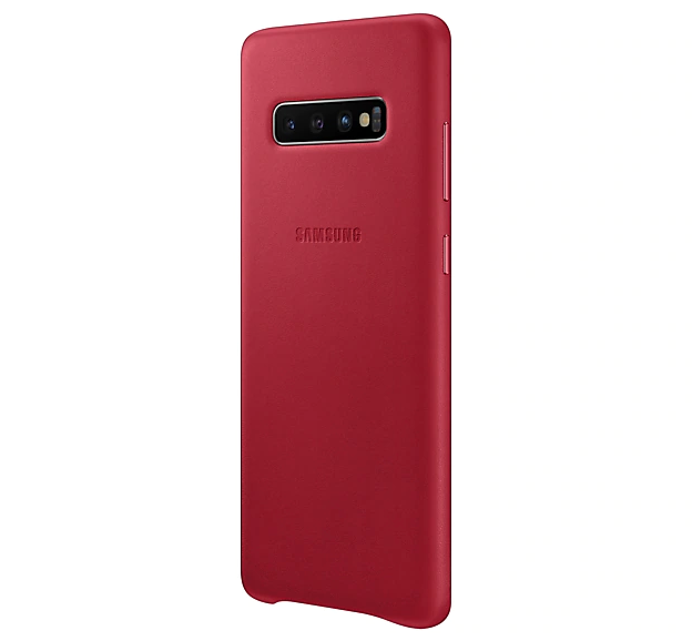 Чохол Leather Cover для Samsung Galaxy S10 Plus (G975) (EF-VG975LREGRU) Red - Фото 3 Чохол Leather Cover для Samsung Galaxy S10 Plus (G975) (EF-VG975LREGRU) Red - изображение 3