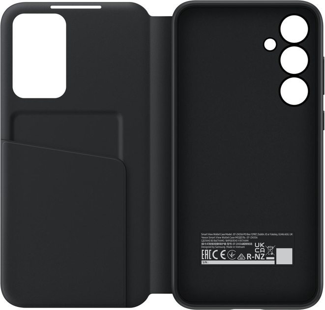 Чохол-книжка Smart Clear View Cover для Samsung Galaxy A55 (A556) (EF-ZA556CBEGWW) Black - Фото 5 Чохол-книжка Smart Clear View Cover для Samsung Galaxy A55 (A556) (EF-ZA556CBEGWW) Black - зображення 5