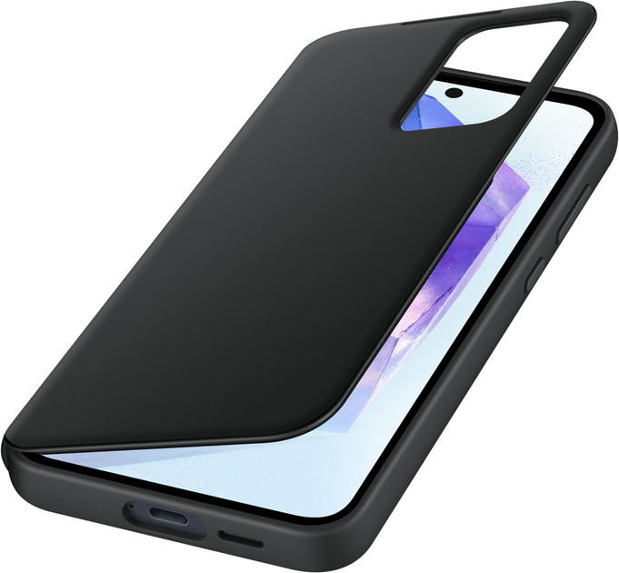 Чохол-книжка Smart Clear View Cover для Samsung Galaxy A55 (A556) (EF-ZA556CBEGWW) Black - Фото 2 Чохол-книжка Smart Clear View Cover для Samsung Galaxy A55 (A556) (EF-ZA556CBEGWW) Black - зображення 2