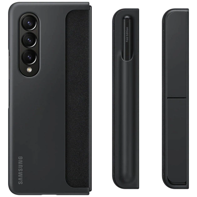 Чохол Standing Cover with S Pen для Samsung Galaxy Fold 4 (F936) (EF-OF93PCBEGUA) Black - Фото 2 Чохол Standing Cover with S Pen для Samsung Galaxy Fold 4 (F936) (EF-OF93PCBEGUA) Black - изображение 2
