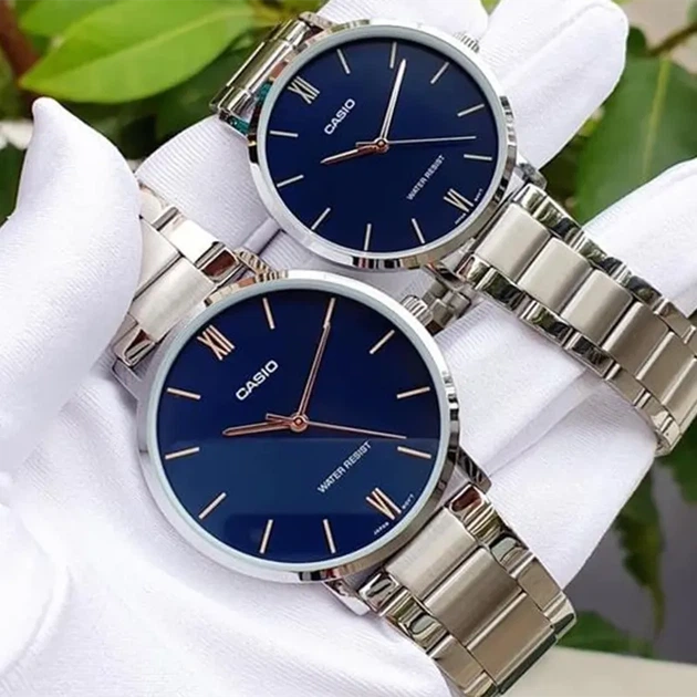 Комплект Наручні годинники CASIO MTP-VT01D- 2BUDF + CASIO LTP-VT01D- 2BUDF - изображение 2
