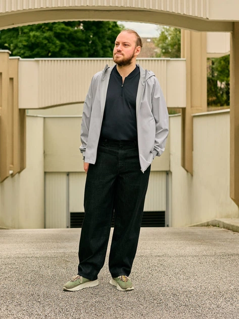 Дощовик Uniqlo розмір 3XL світло сірий (02) (475033) - изображение 4