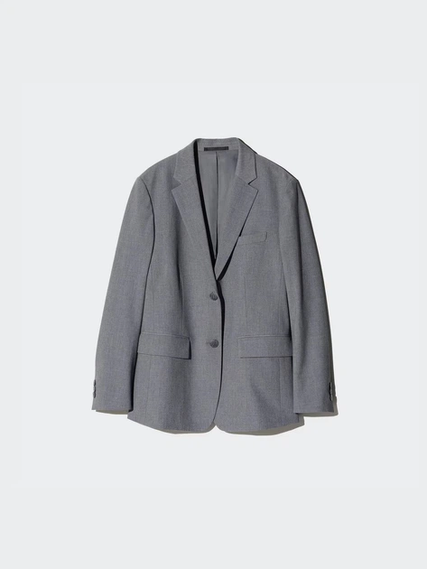 Піджак Uniqlo розмір S темно сірий (05) (474561) - Фото 2 Піджак Uniqlo розмір S темно сірий (05) (474561) - изображение 2