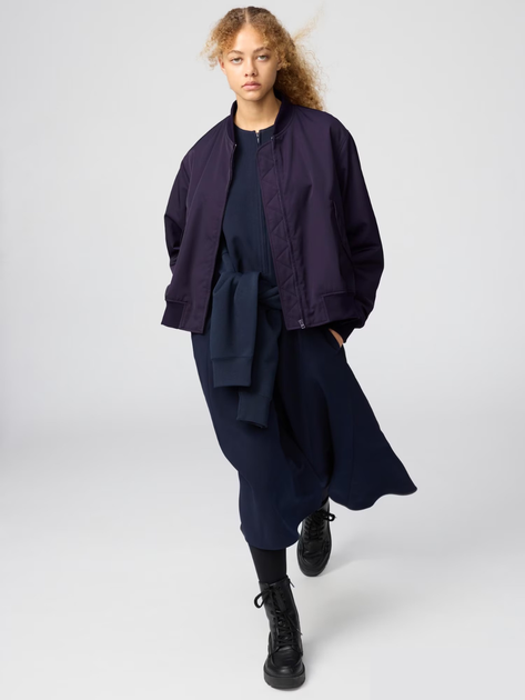 Куртка Uniqlo розмір M темно фіолетова (79) (482767) - Фото 3 Куртка Uniqlo розмір M темно фіолетова (79) (482767) - зображення 3