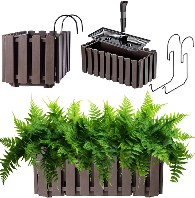 Балконний горщик з ручками Kadax Glifada K8427 - зображення 6