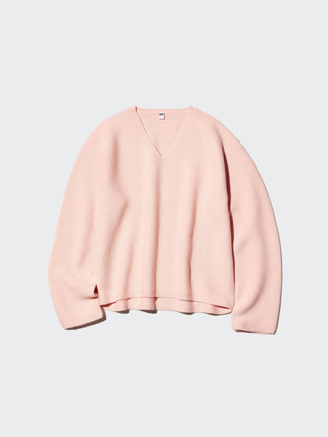 Джемпер Uniqlo розмір L рожевий (11) (480013) - изображение 3
