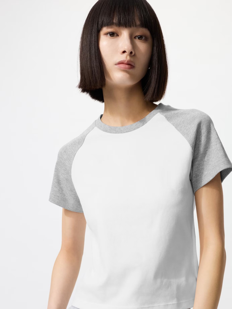 Футболка Uniqlo розмір S біла (476602) - изображение 2
