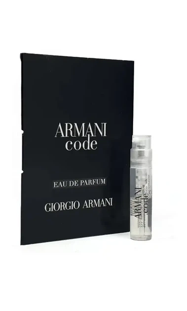 Парфюмированная вода для мужчин Giorgio Armani Code pour Homme пробник 1.2 мл - Фото 1 Парфюмированная вода для мужчин Giorgio Armani Code pour Homme пробник 1.2 мл - изображение 1