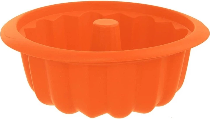 Форма для кексів Orion Sillinie силіконова з отвором помаранчева 26 см (8592381170028) - зображення 2