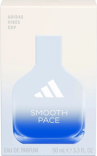 Парфумована вода унісекс Adidas Vibes Smooth Pace 50 мл (3616305279521) - зображення 3