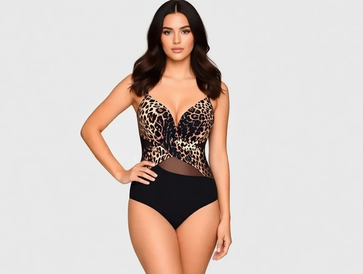 Купальник злитий Sisianna 5160158 Чорний 2XL (46) стегна 111-115 см груди 3C-4D - зображення 5