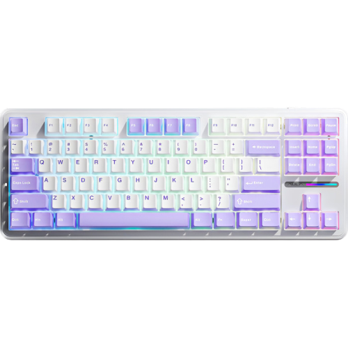 Клавиатура Aula F87 Gaming KRGD Blue Switch RGB White (6948391202464) - изображение 3