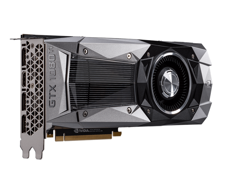 Відеокарта GeForce GTX 1080 Ti 11GB Nvidia Founders Edition (900-1G611-0050-000 G) Б/В - Фото 1 Відеокарта GeForce GTX 1080 Ti 11GB Nvidia Founders Edition (900-1G611-0050-000 G) Б/В - изображение 1