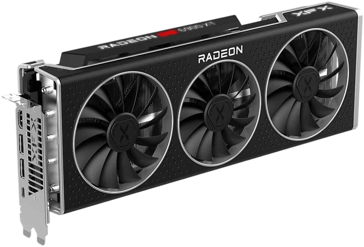 Відеокарта AMD Radeon RX 6900 XT 16GB XFX Speedster MERC 319 Black Gaming (RX-69XTATBD9) Б/В - Фото 2 Відеокарта AMD Radeon RX 6900 XT 16GB XFX Speedster MERC 319 Black Gaming (RX-69XTATBD9) Б/В - изображение 2