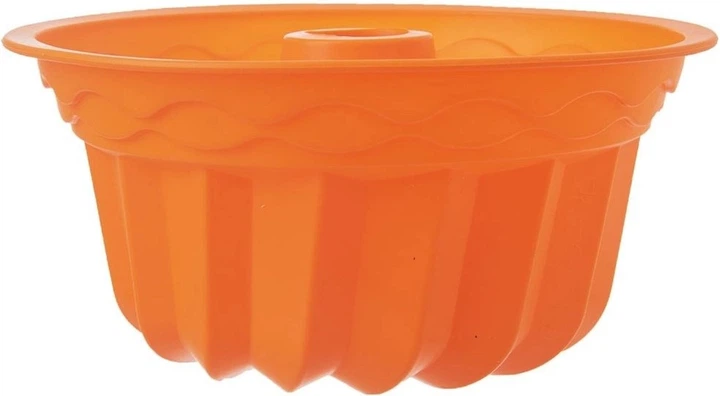 Форма для кексів Orion Sillinie силіконова з отвором помаранчева 23.5 см (8592381169824) - зображення 2
