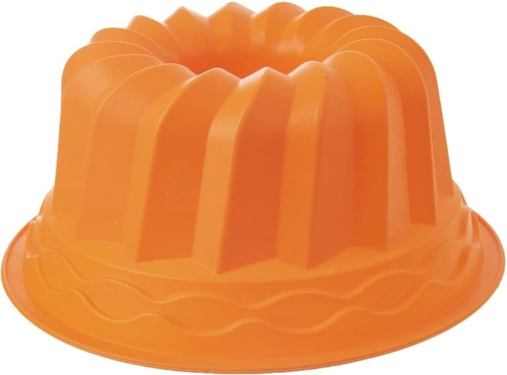 Форма для кексів Orion Sillinie силіконова з отвором помаранчева 23.5 см (8592381169824) - зображення 4