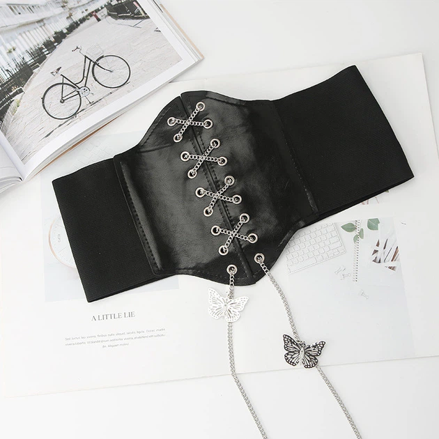 Ремінь-корсет широкий жіночий Honey Fashion Accessories XS/S/M чорний (40к002) - зображення 3