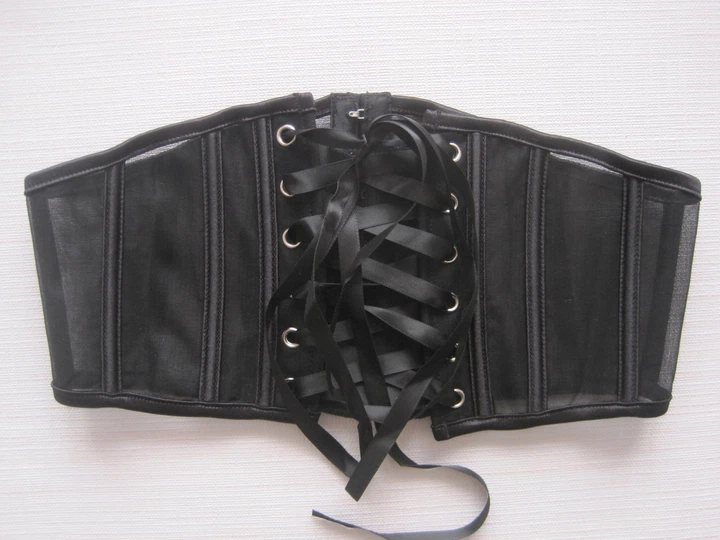 Корсет широкий жіночий Honey Fashion Accessories XS/S/M чорний (40к009) - Фото 3 Корсет широкий жіночий Honey Fashion Accessories XS/S/M чорний (40к009) - зображення 3