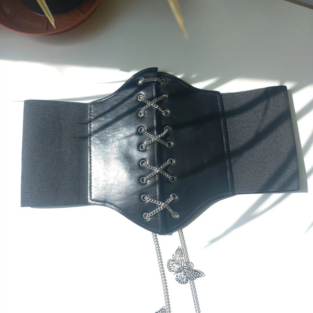 Ремінь-корсет широкий жіночий Honey Fashion Accessories XS/S/M чорний (40к002) - зображення 7