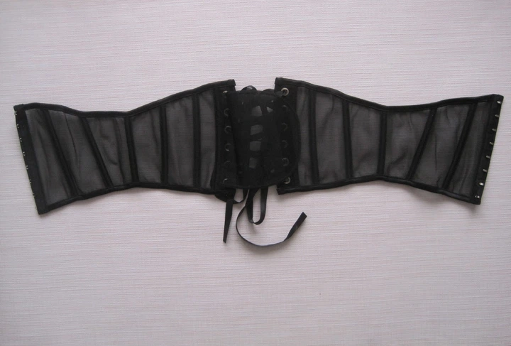Корсет широкий жіночий Honey Fashion Accessories XS/S/M чорний (40к009) - Фото 8 Корсет широкий жіночий Honey Fashion Accessories XS/S/M чорний (40к009) - зображення 8