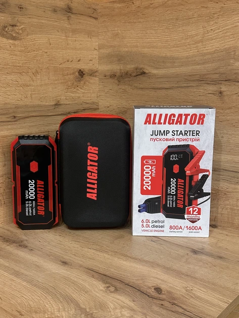 Пусковое устройство Бустер 20000mAh ALLIGATOR Jump Starter JS843 - изображение 3